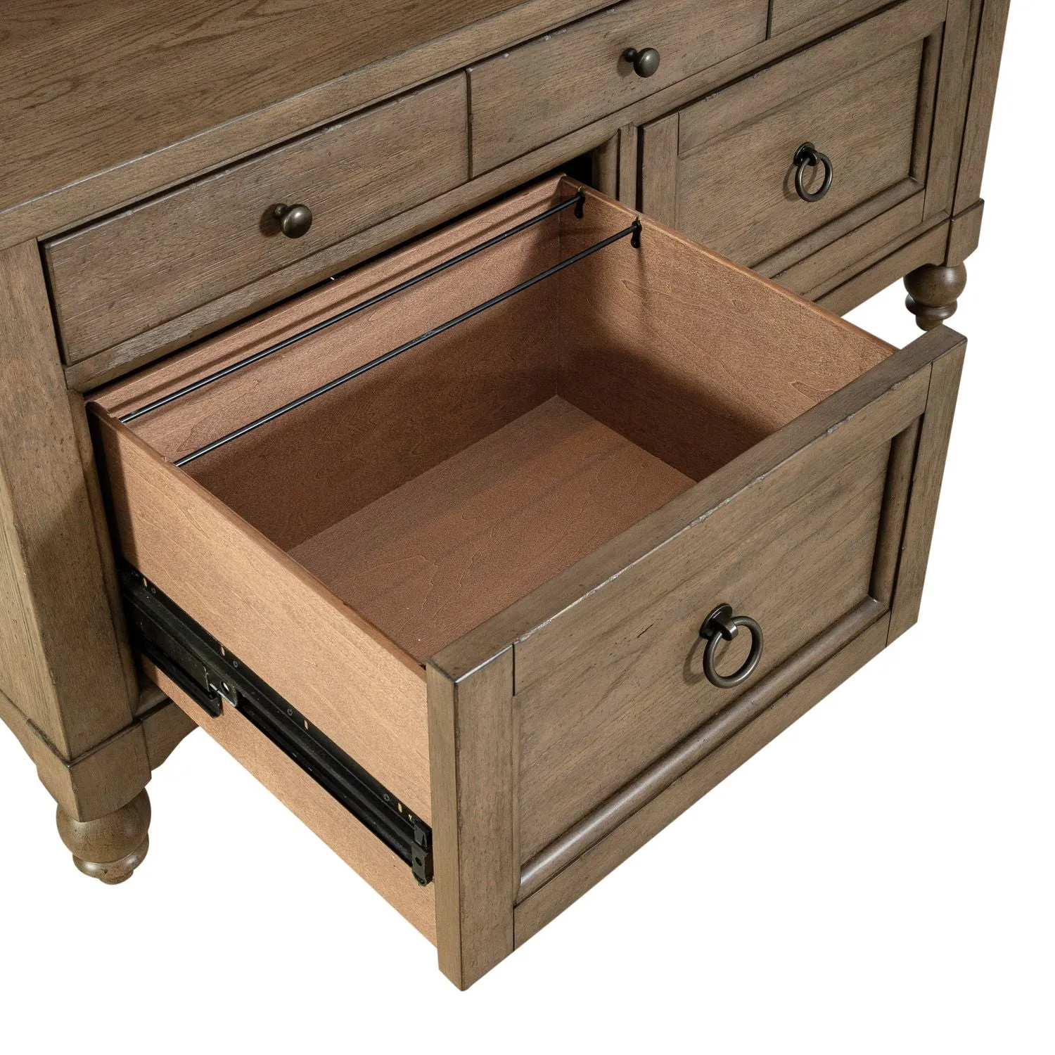 Meadow Farmhouse Style Credenza & Hutch