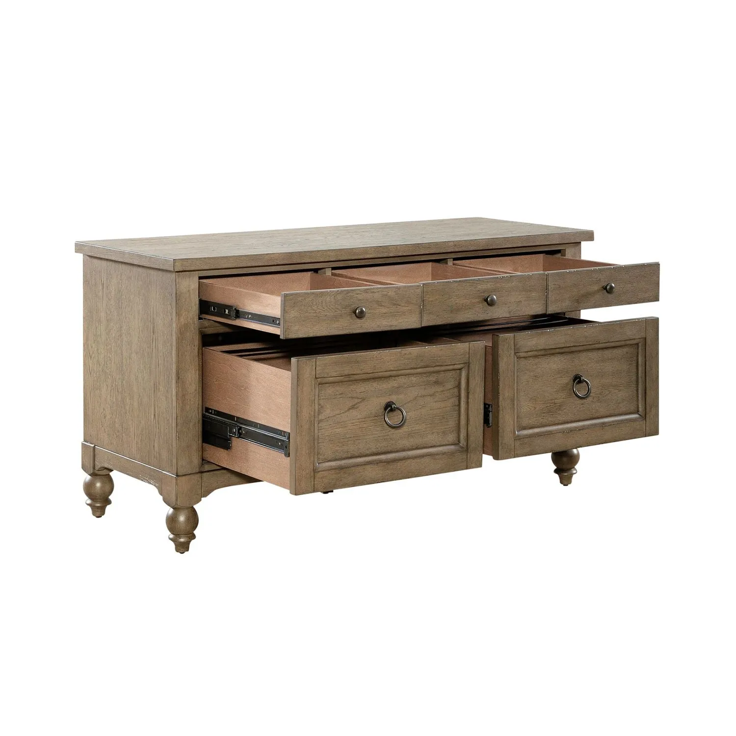 Meadow Farmhouse Style Credenza & Hutch