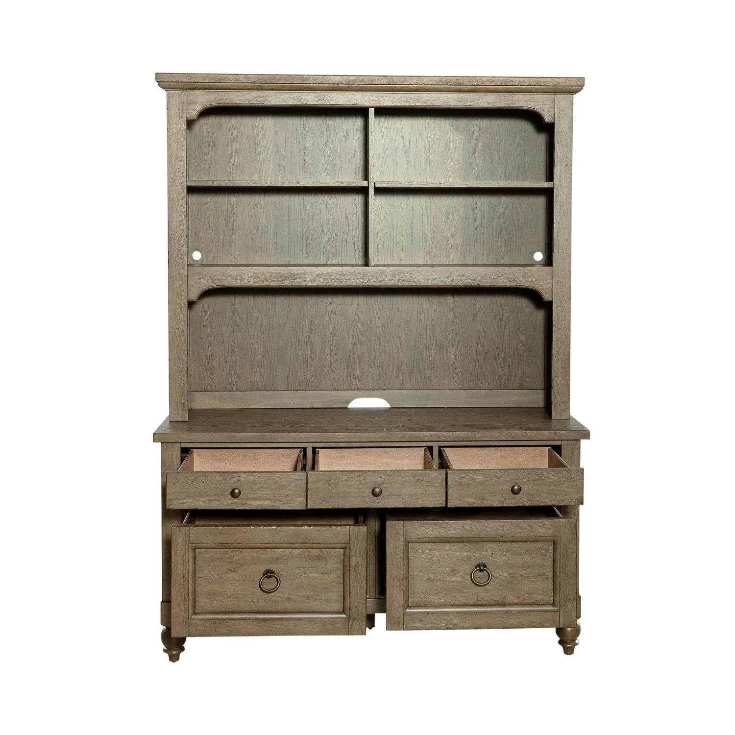 Meadow Farmhouse Style Credenza & Hutch