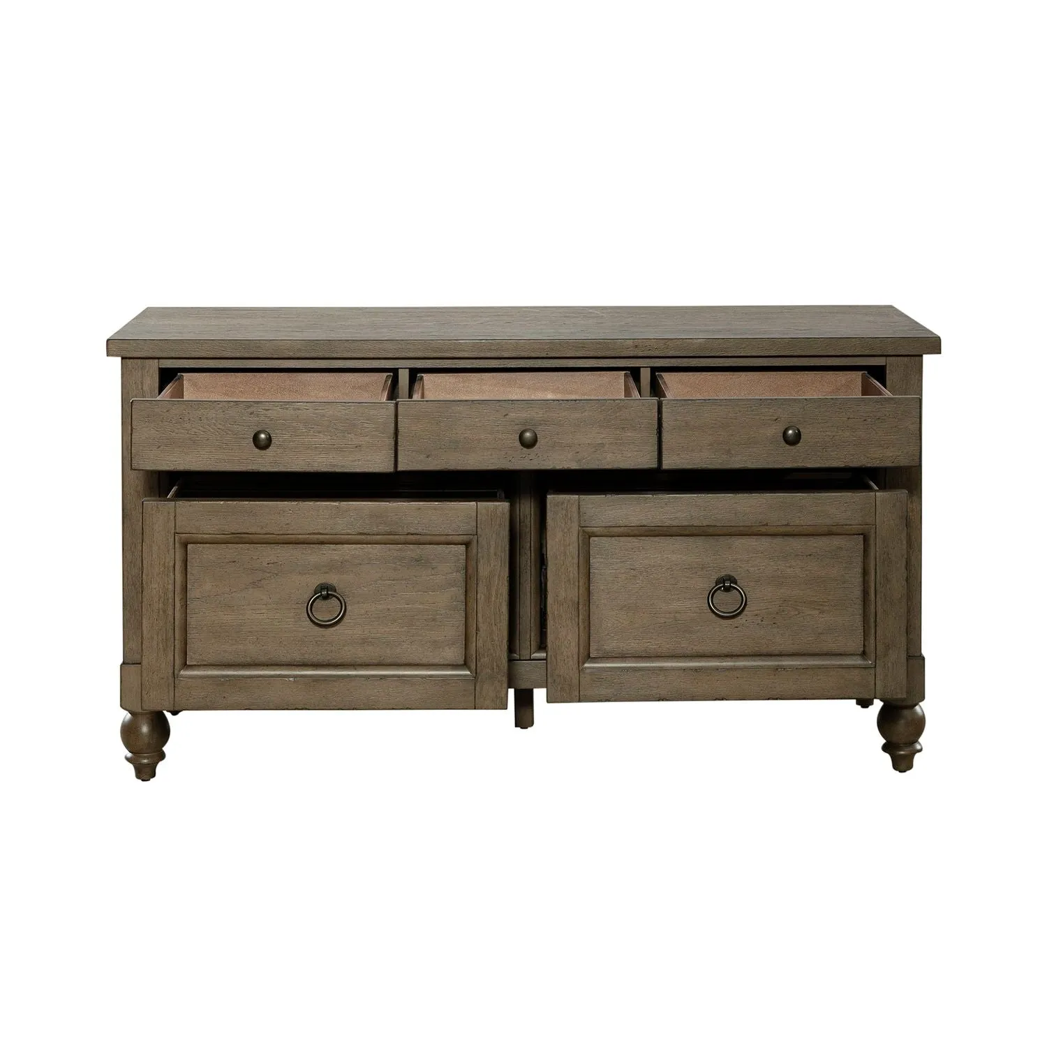 Meadow Farmhouse Style Credenza & Hutch