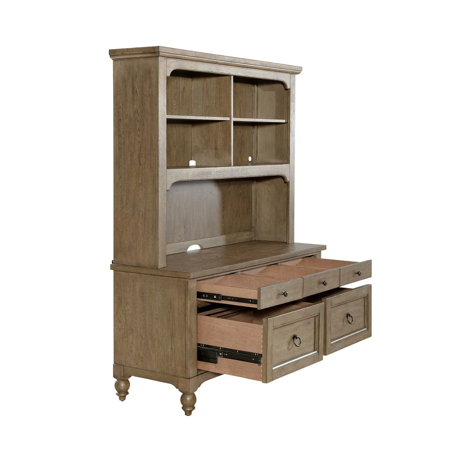 Meadow Farmhouse Style Credenza & Hutch