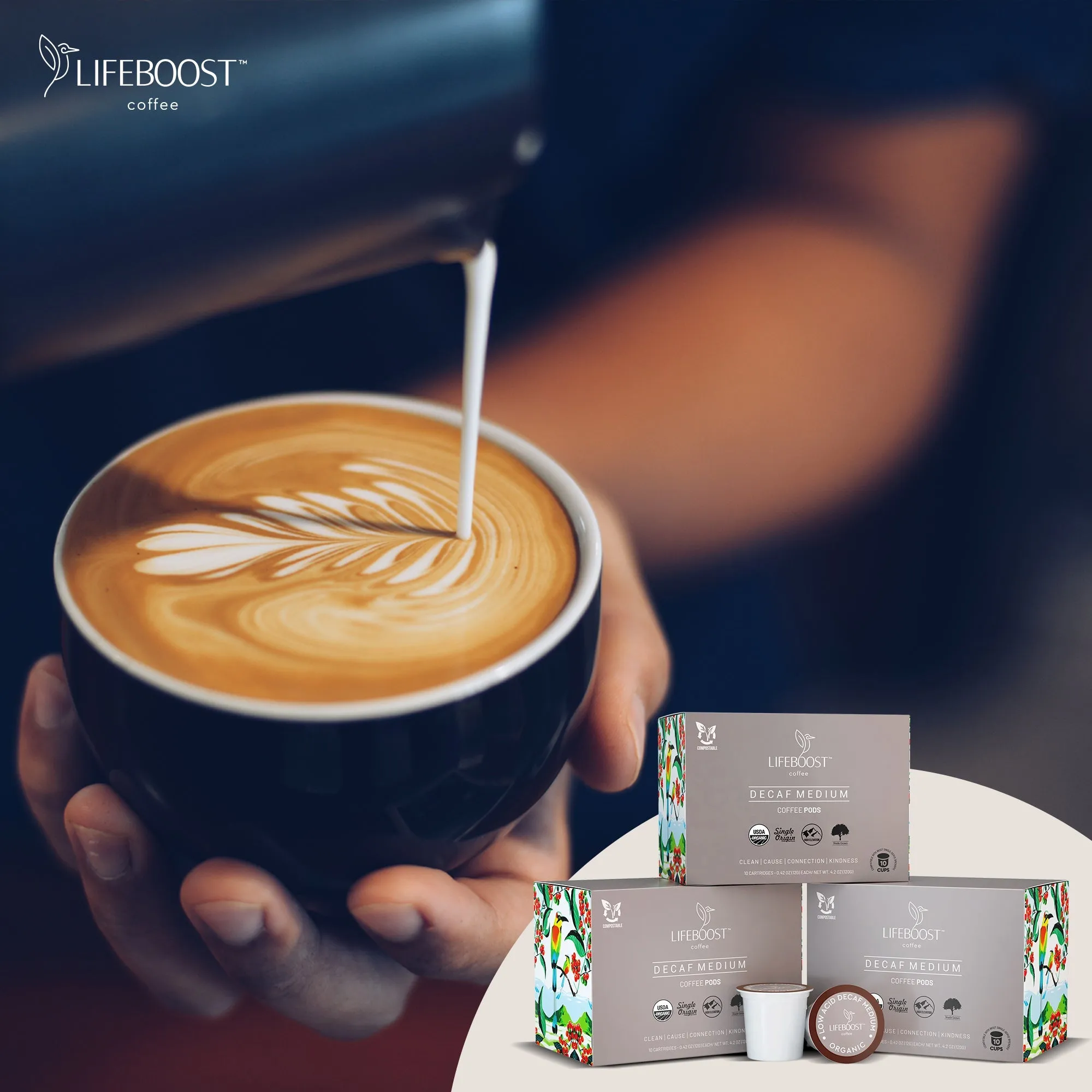 Medium Roast Decaf Coffee Pods- Tiktok shop