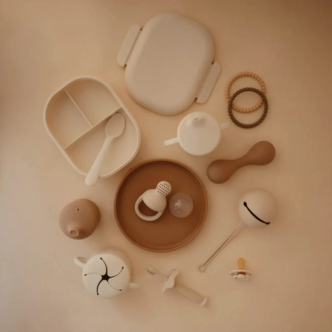 Mushie Snack Cup - Ivory