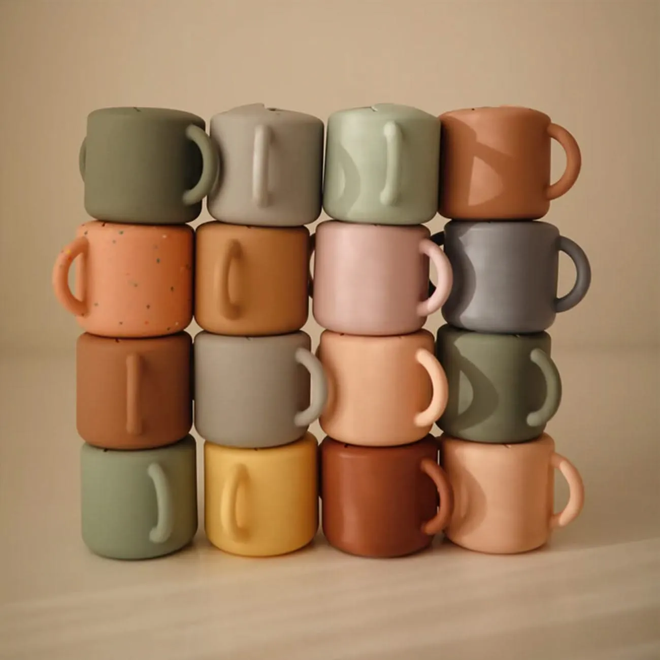 Mushie Snack Cup - Ivory
