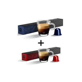 Nespresso Ispirazione Palermo Kazaar Coffee 10 Pods   Nespresso Ispirazione Napoli Coffee Pods (Combo Pack)