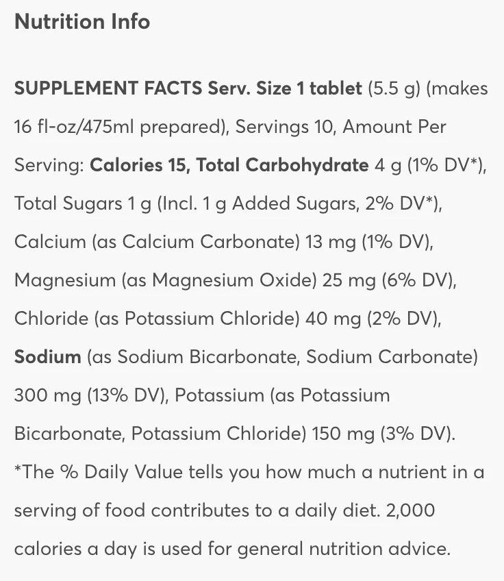 Nuun Hydration - Fruit Punch Sport Drink Tablets