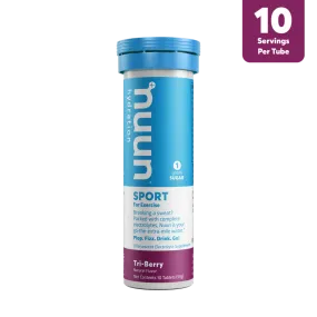 Nuun Hydration - Tri-Berry Sport Drink Tablets