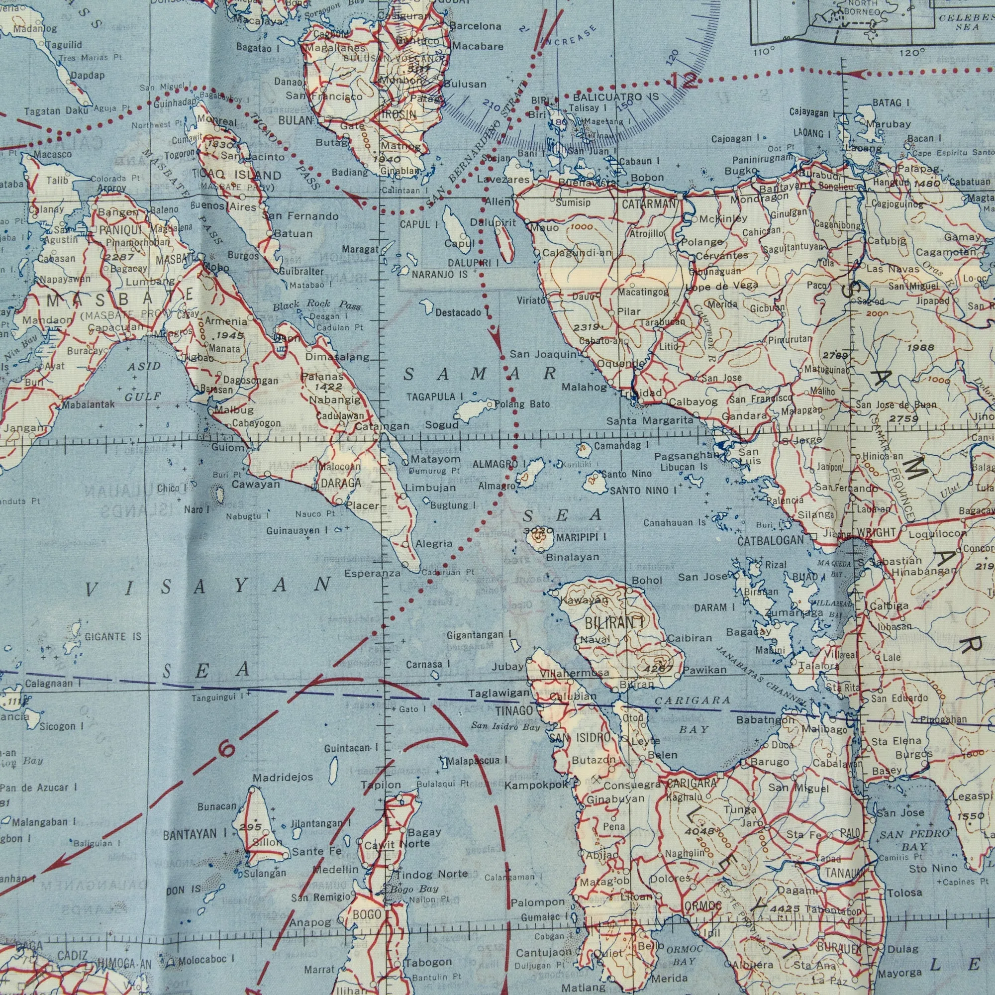 Original British WWII Royal Air Force Silk Evasion Map Lot - Set of 5