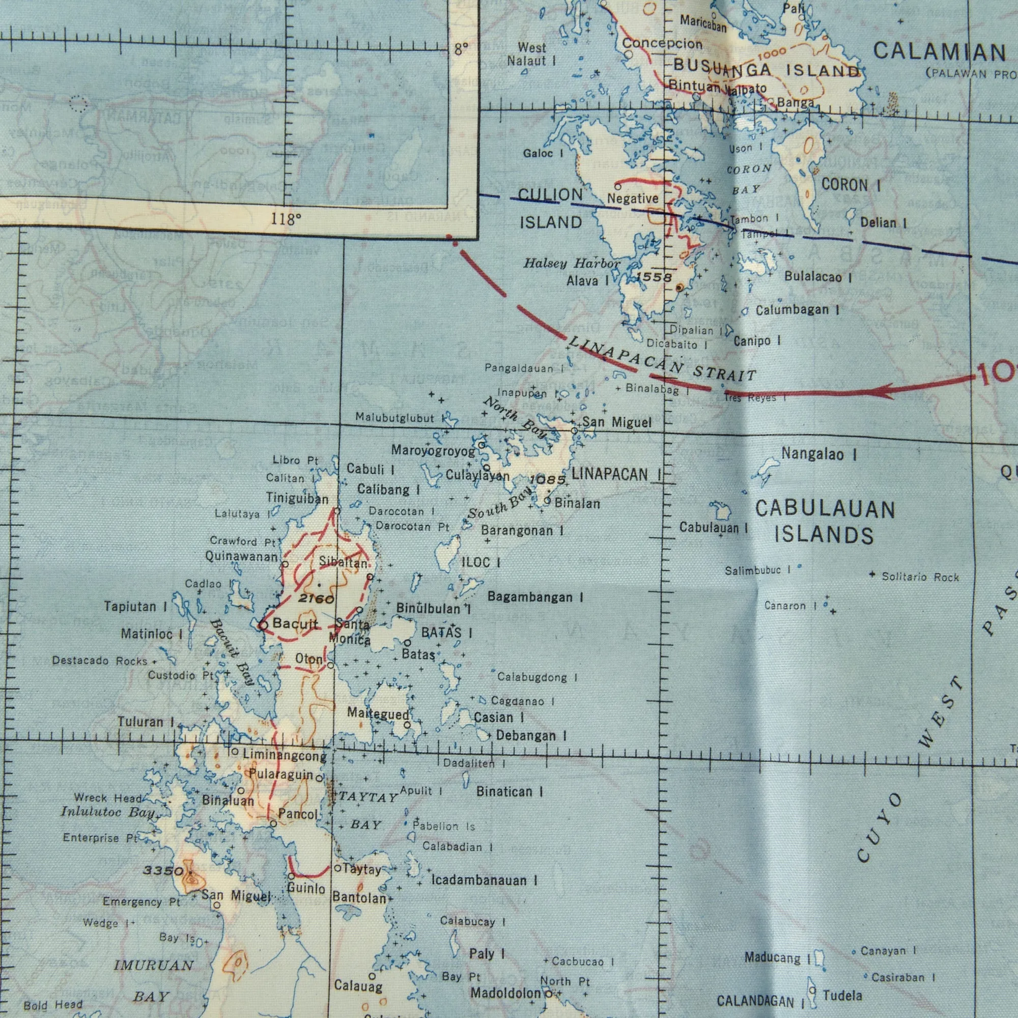 Original British WWII Royal Air Force Silk Evasion Map Lot - Set of 5