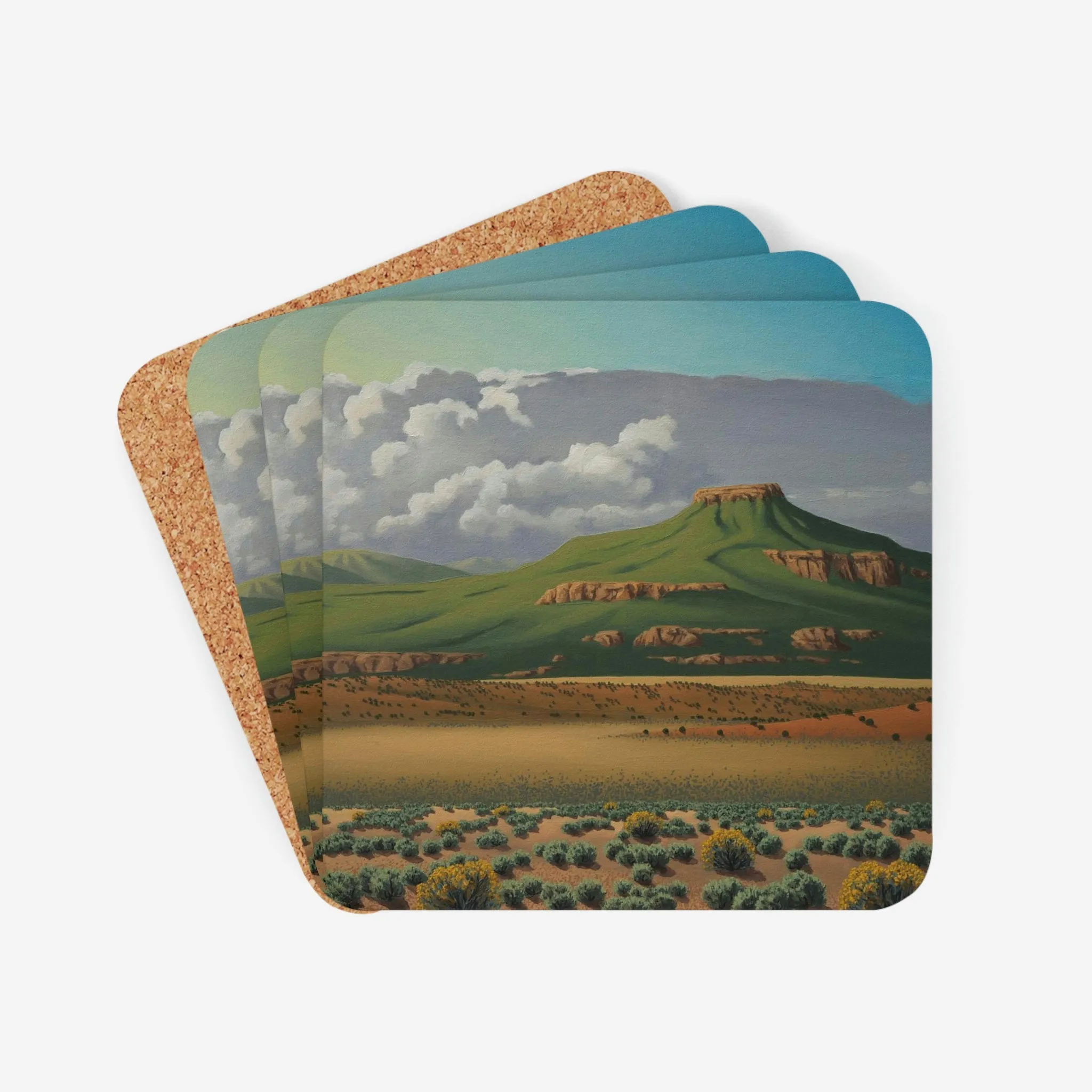 Pedernal Morning Coaster Set
