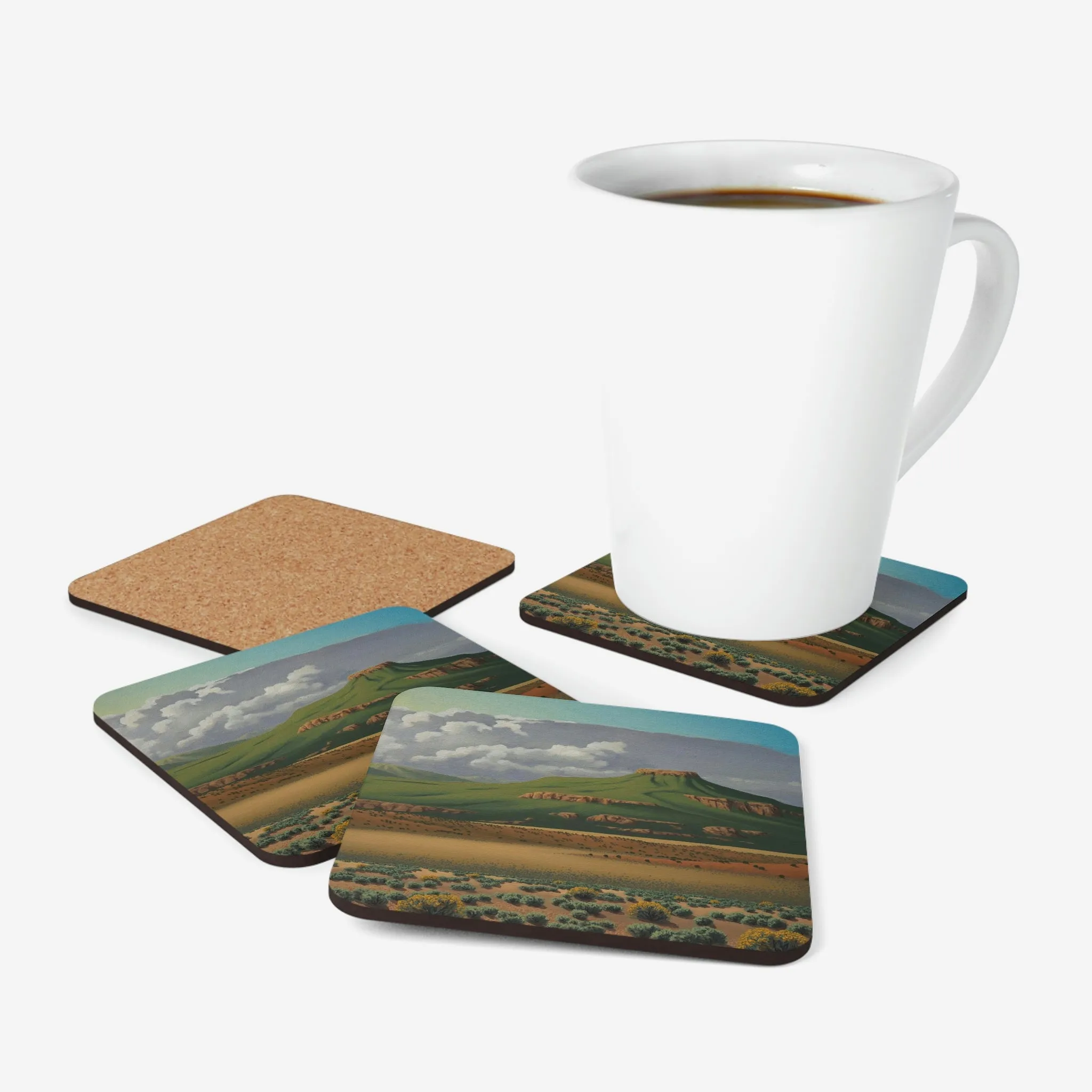 Pedernal Morning Coaster Set
