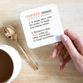 Personalised Coffee Lover Coaster