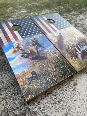 Pheasants Cornhole Set With Bean Bags