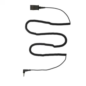 Plantronics 70765-01 2.5MM Coil Cord - 10 FT  - QD to 2.5 Prong