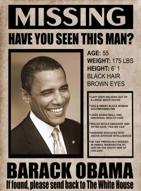 President Barack Obama, Missing In Action
