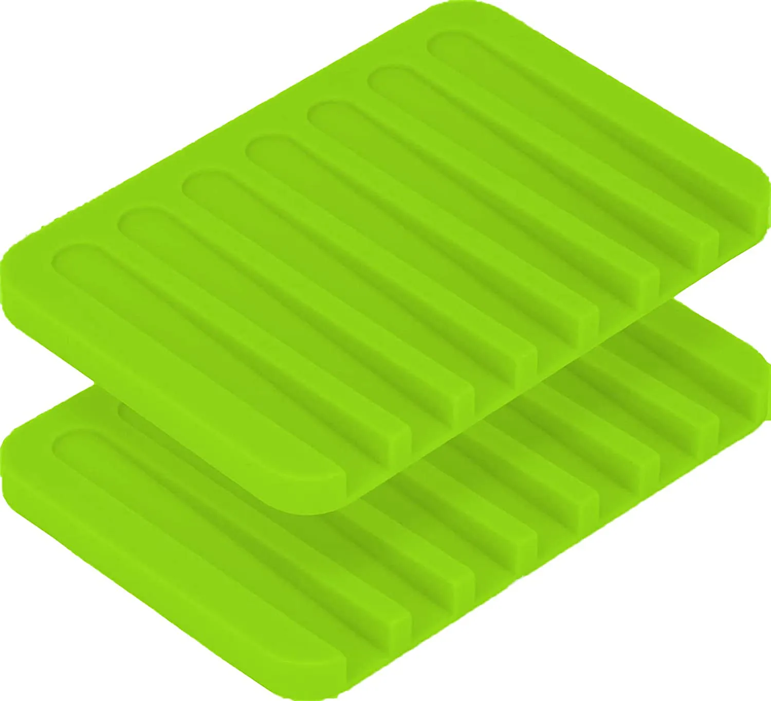 Quanzhou Chenchenchen E-Commerce Co.,Ltd 2 Packs Bamboo Soap Dish, Soap Holder Soap Saver Soap Pad