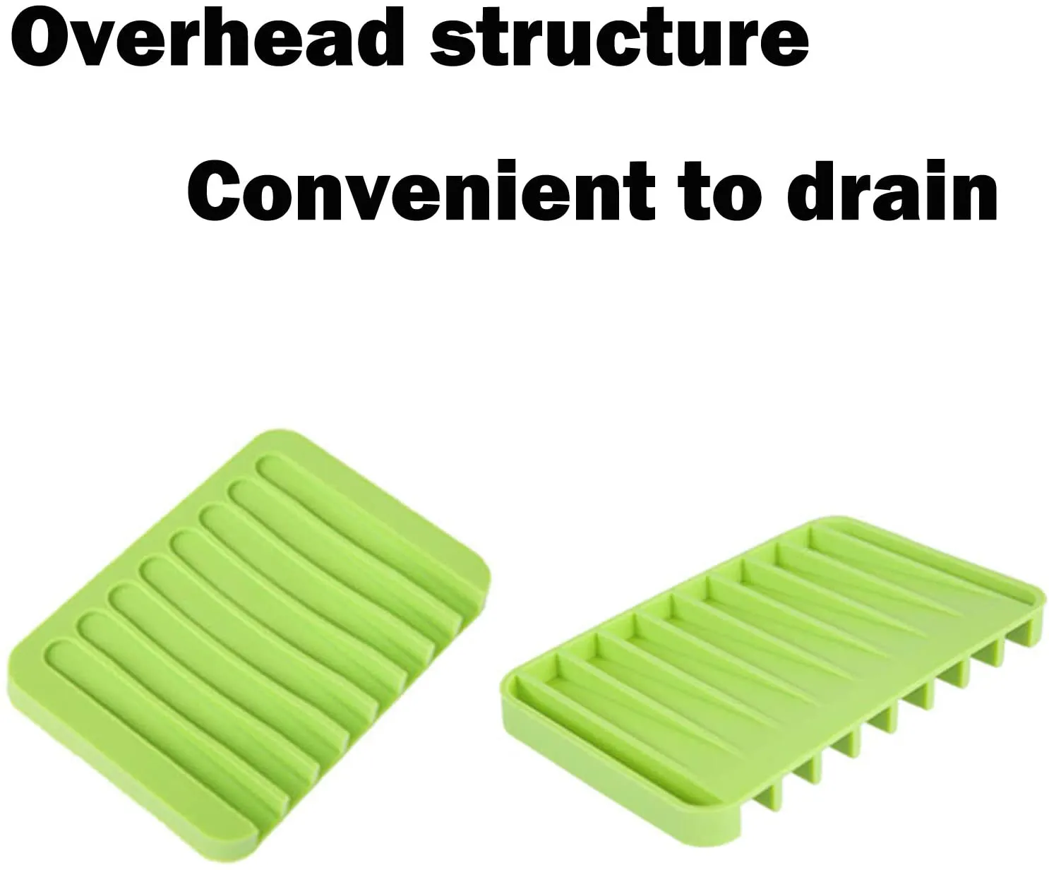 Quanzhou Chenchenchen E-Commerce Co.,Ltd 2 Packs Bamboo Soap Dish, Soap Holder Soap Saver Soap Pad