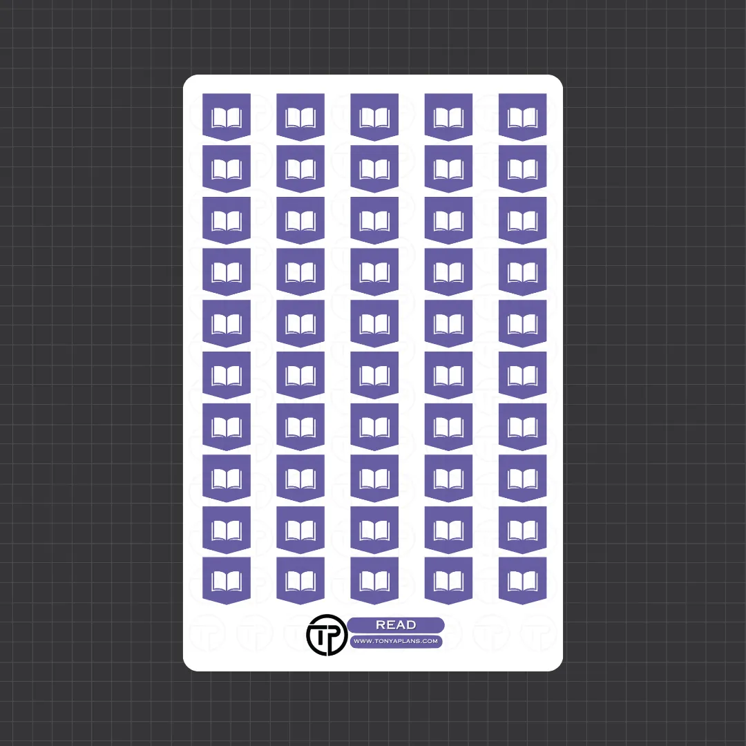 Read - Planner Stickers
