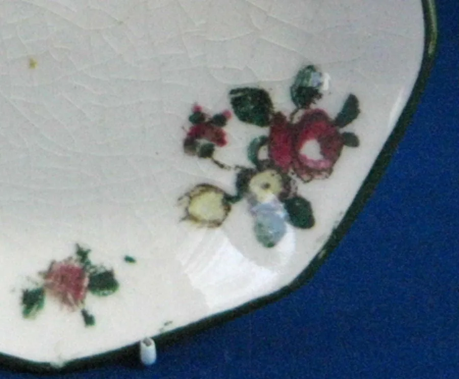 Royal Doulton Butter Pat Old Leeds Sprays Teabag Caddy 1912-1920s England