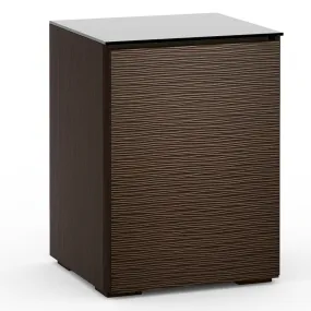 Salamander Chameleon Collection Berlin 317 Single AV Cabinet (Textured Wenge with Black Glass Top)