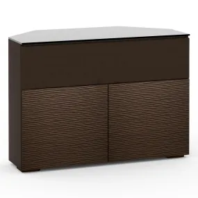 Salamander Chameleon Collection Berlin 329 Twin Speaker Integrated Corner Cabinet (Textured Wenge with Black Glass Top)
