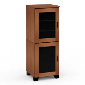 Salamander Chameleon Collection Elba 617 Single AV Cabinet (Wide Framed American Cherry Doors with Smoked Glass Inserts)