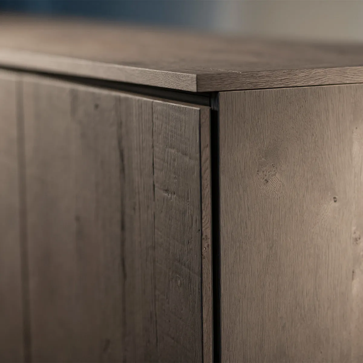 Salamander Chameleon Collection Lancaster 517 RM Single Pro Audio Rack (Rough-Sawn Barnboard Oak)
