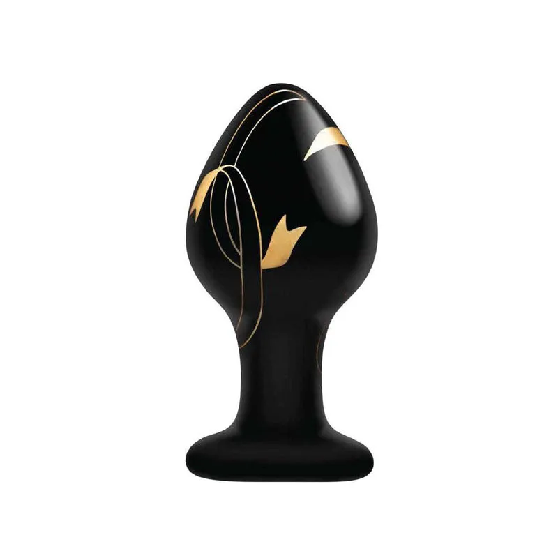 Secret Kisses 3.5'' Handblown Glass Plug-(sk-3001)