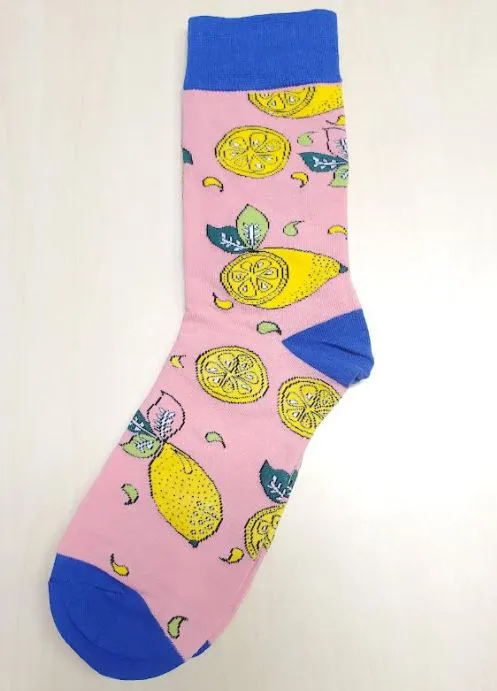 SF1027 Pink Lemon Socks