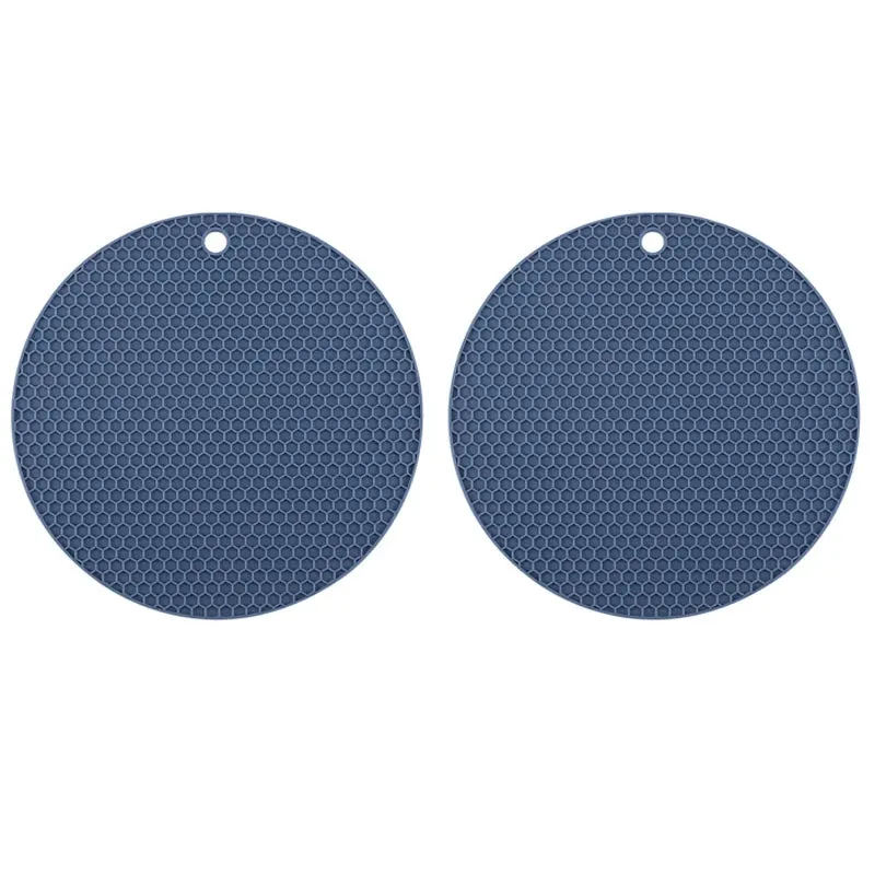 Silicone Trivets Reusable Hot Pads Heat Resistant Non Slip Mats Pot for Kitchen Counter