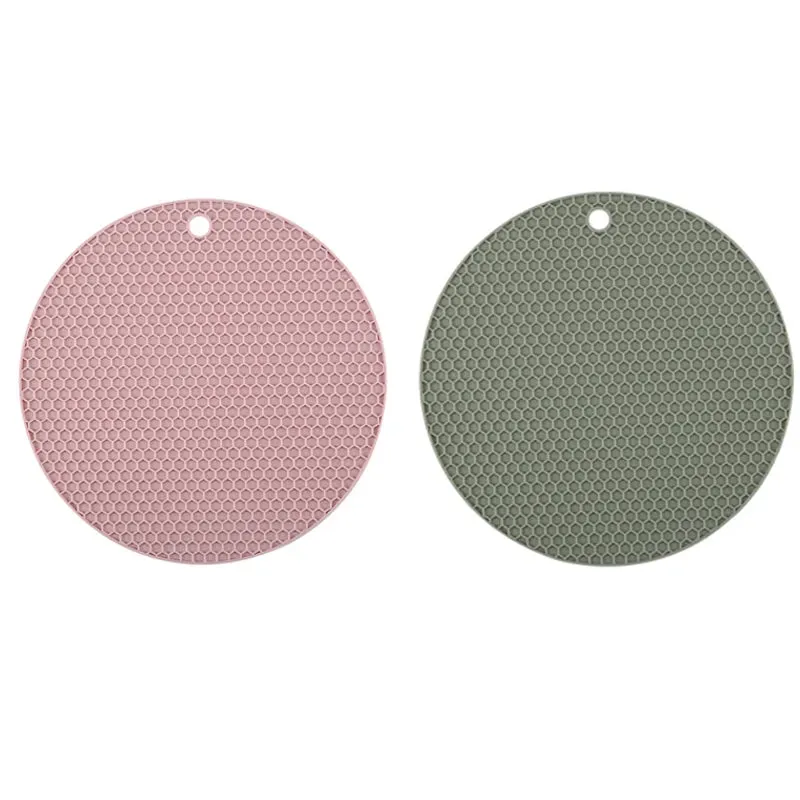 Silicone Trivets Reusable Hot Pads Heat Resistant Non Slip Mats Pot for Kitchen Counter