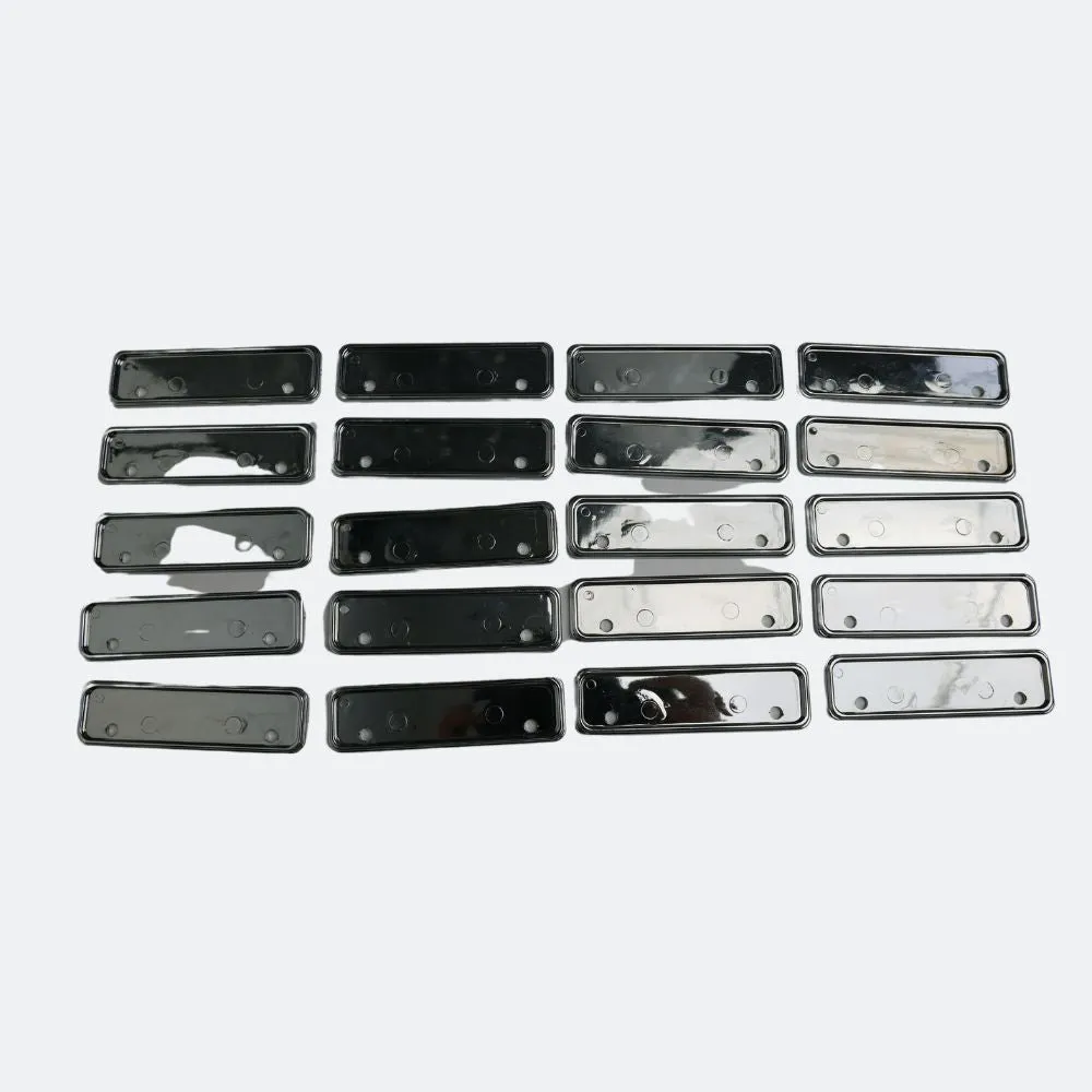Silver Name Badge Holders - Small Size - Pack of 20