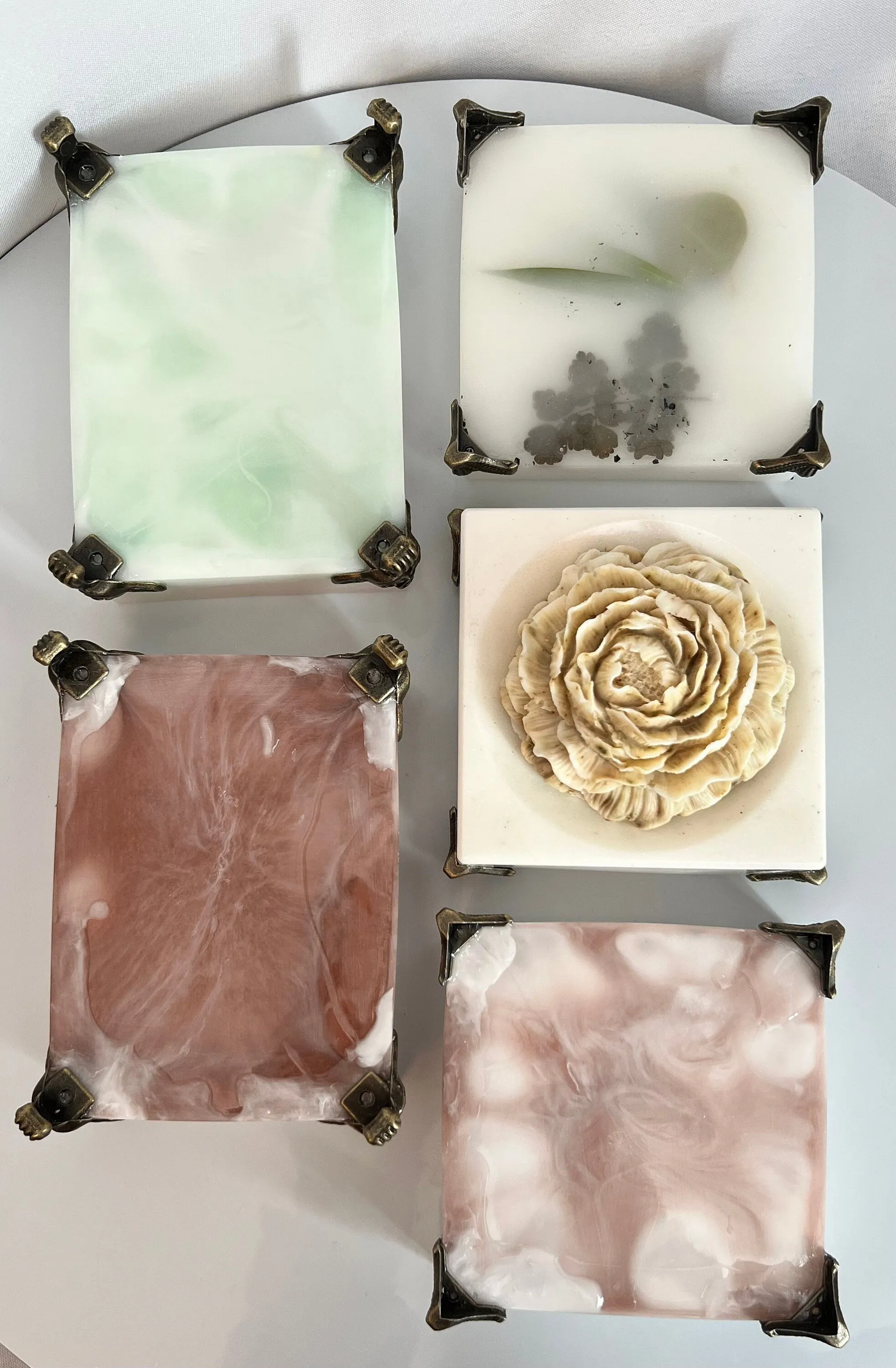 Soap Dish & Candle Holders