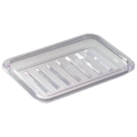Soap Dish Royal Clear Plastic Clear