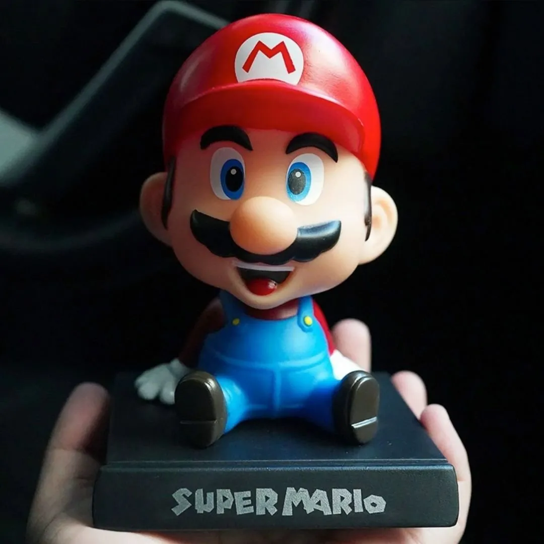 Super Mario Bobble Head | Cutest Plumber Car Decor | Gifts for Teens