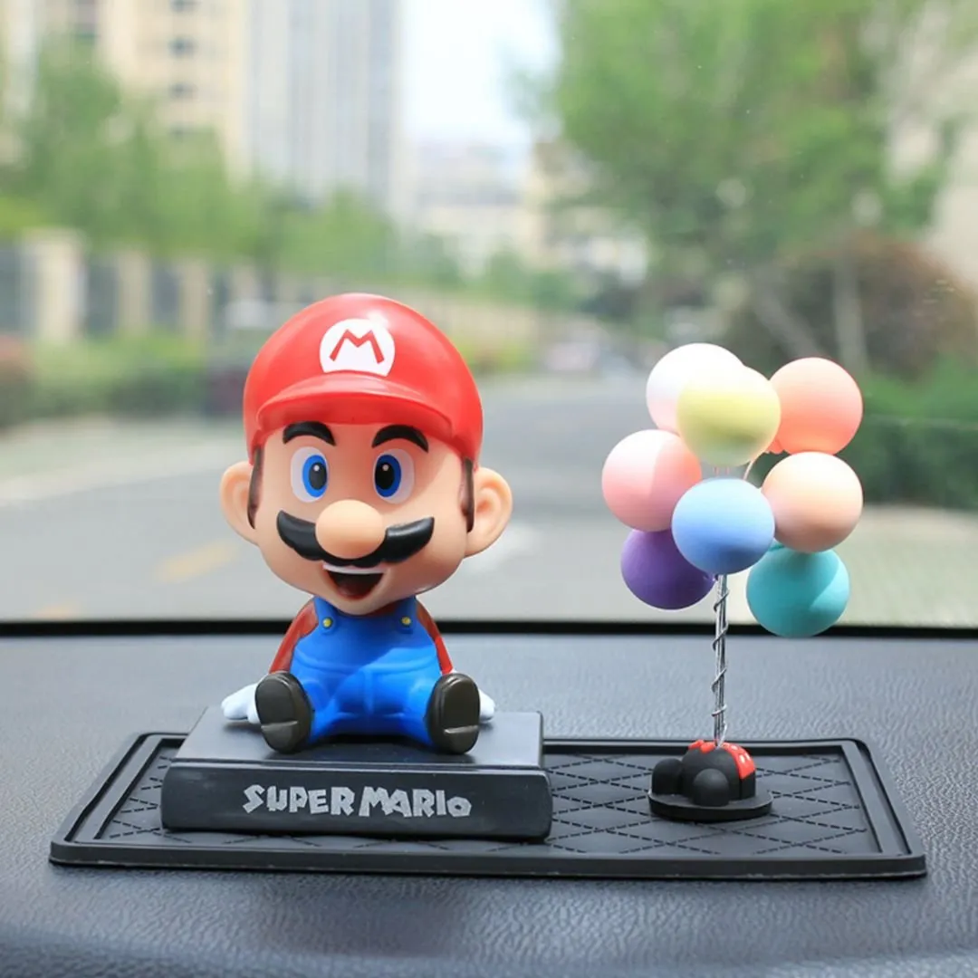 Super Mario Bobble Head | Cutest Plumber Car Decor | Gifts for Teens