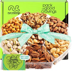 Thank You Nuts Gift Basket NCG100057