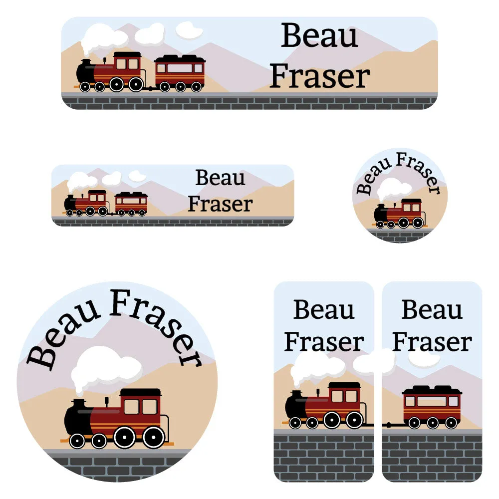 Train Kindergarten Labels Pack