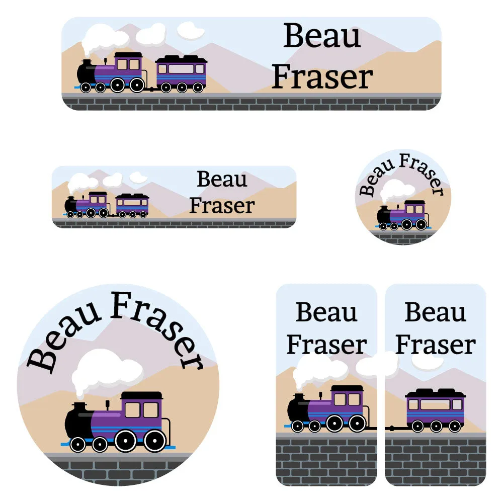 Train Kindergarten Labels Pack