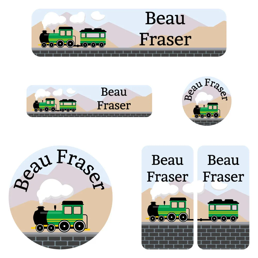 Train Kindergarten Labels Pack