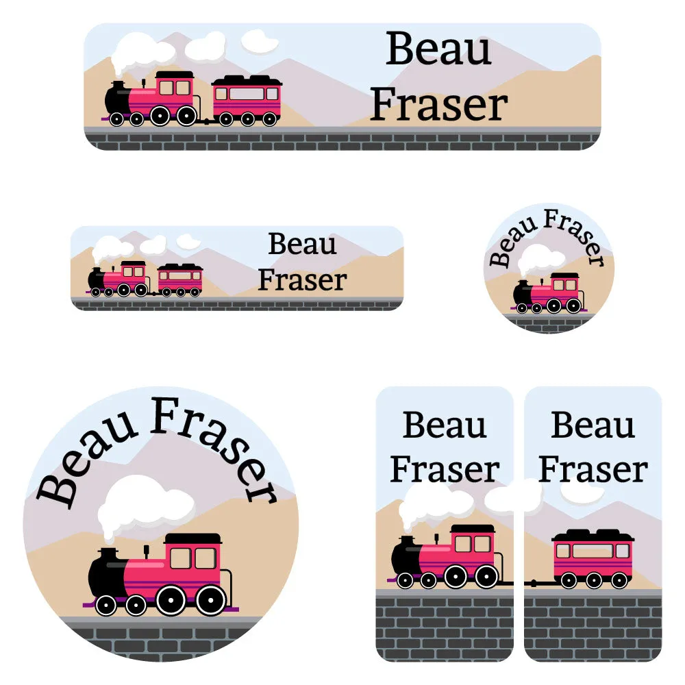 Train Kindergarten Labels Pack