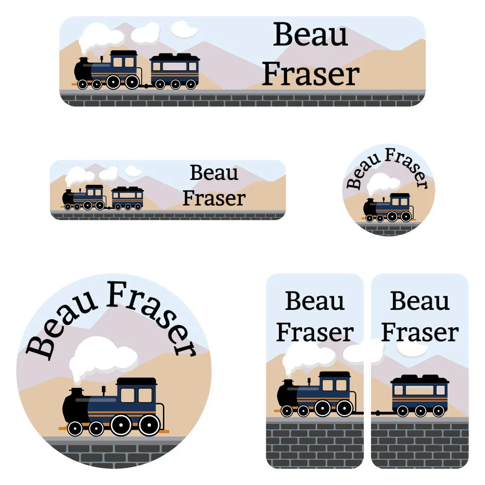 Train Kindergarten Labels Pack