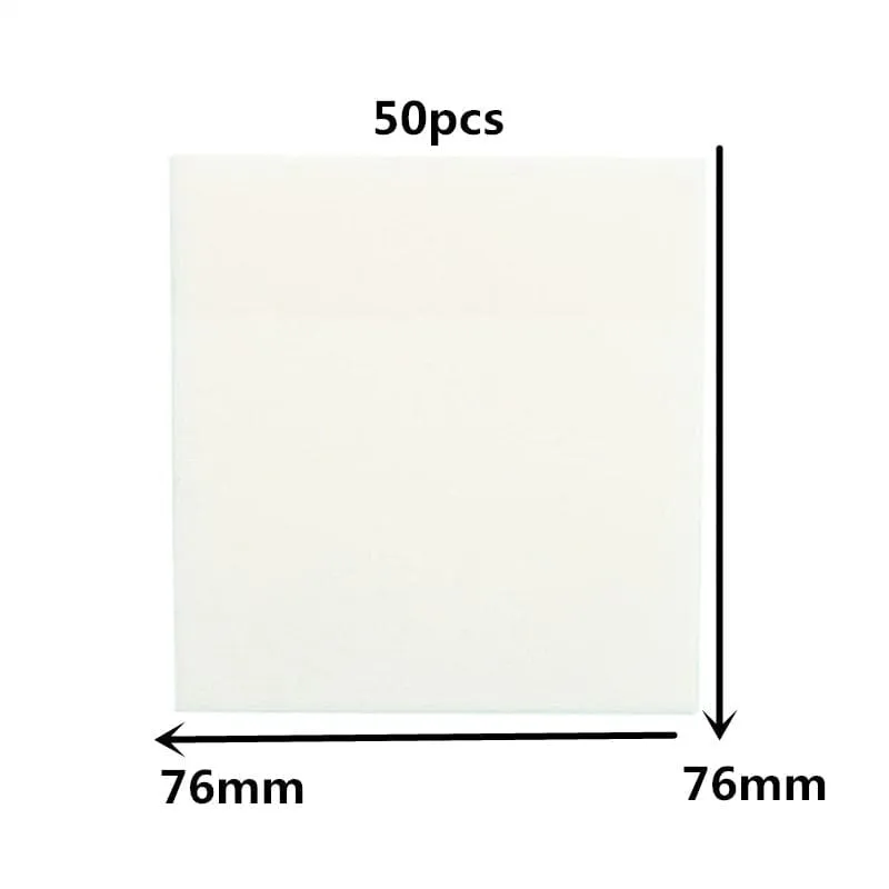Transparent Sticky Notebook Waterproof Pet Tear Memo Pad