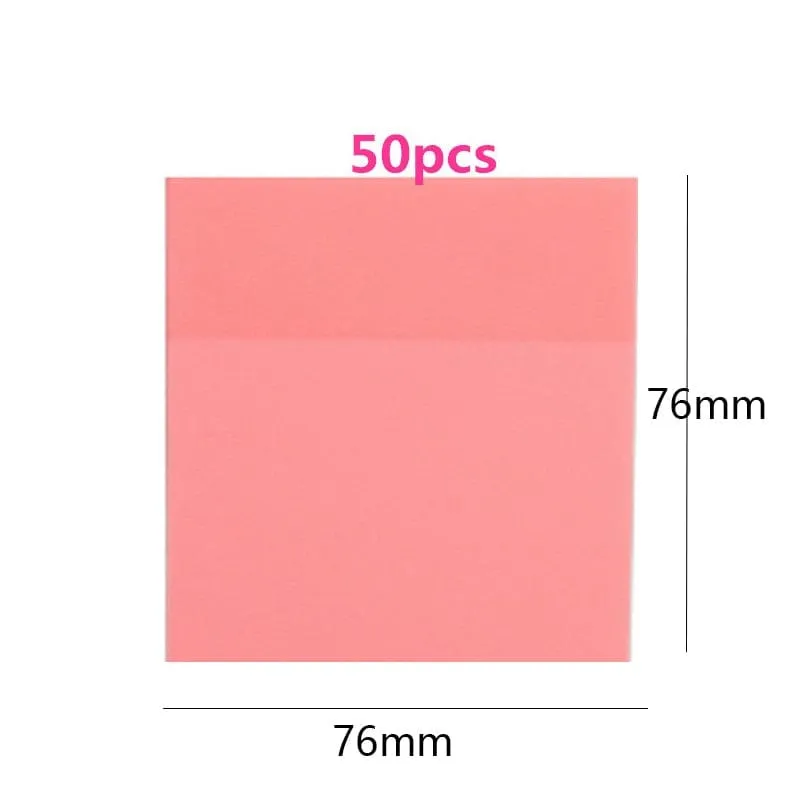 Transparent Sticky Notebook Waterproof Pet Tear Memo Pad