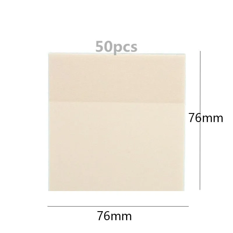 Transparent Sticky Notebook Waterproof Pet Tear Memo Pad