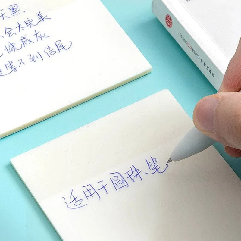 Transparent Sticky Notebook Waterproof Pet Tear Memo Pad