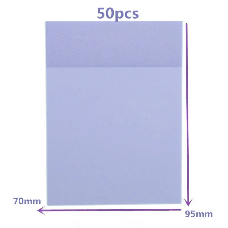 Transparent Sticky Notebook Waterproof Pet Tear Memo Pad