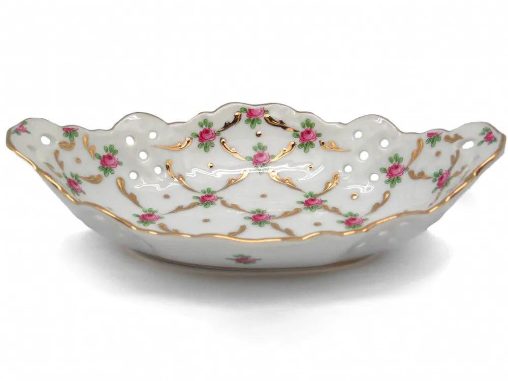Victorian Desert Rose Dish Jewelry Box