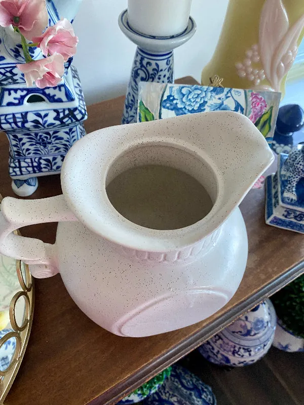Vintage Cookie Jar/Pitcher McCoy Pottery Blue Willow Pattern with Lid