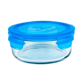 Wean Green - Glass Meal Bowl 660ml - Blueberry